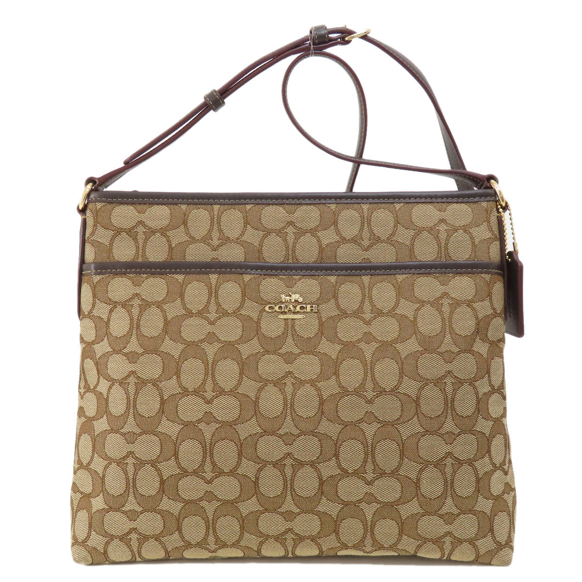 COACH  F58285 Shoulder Bag Signature Canvas Ladies