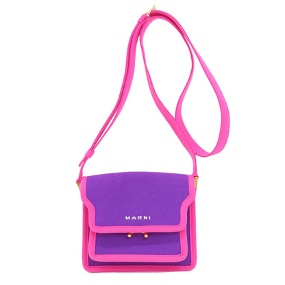 MARNI   Shoulder Bag logo Canvas Ladies