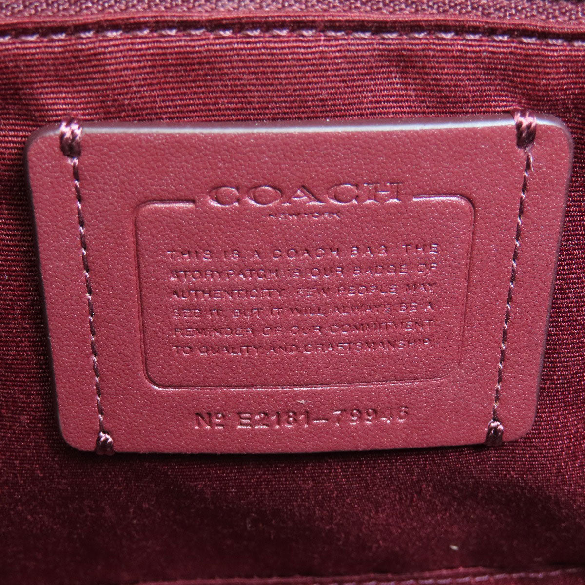 COACH  79946 Handbag 2WAY PVC Ladies