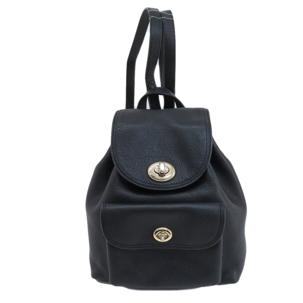 COACH  37581 Backpack Â· Daypack Logo Hardware Leather Ladies