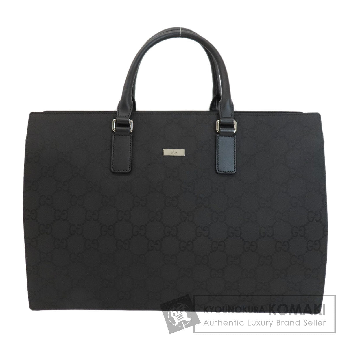 GUCCI 190630 Briefcase GG Outlet Handbag Nylon canvas Ladies [Used]