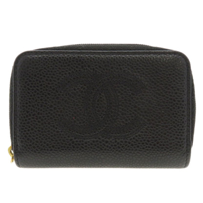 CHANEL   coin purse COCO Mark Caviar skin Ladies