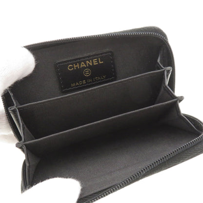 CHANEL   coin purse COCO Mark Caviar skin Ladies