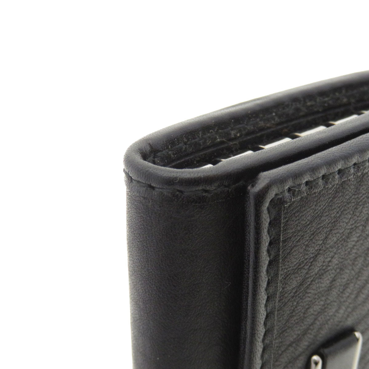 GUCCI 92749 Logo motif key holder Calf mens [Used]