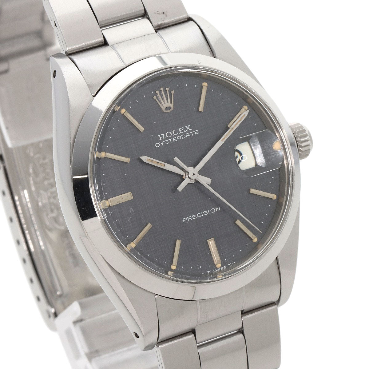 ROLEX Oysterdate Mosaic 1968 Antique Watches 6694 Stainless Steel/Stainless Steel mens