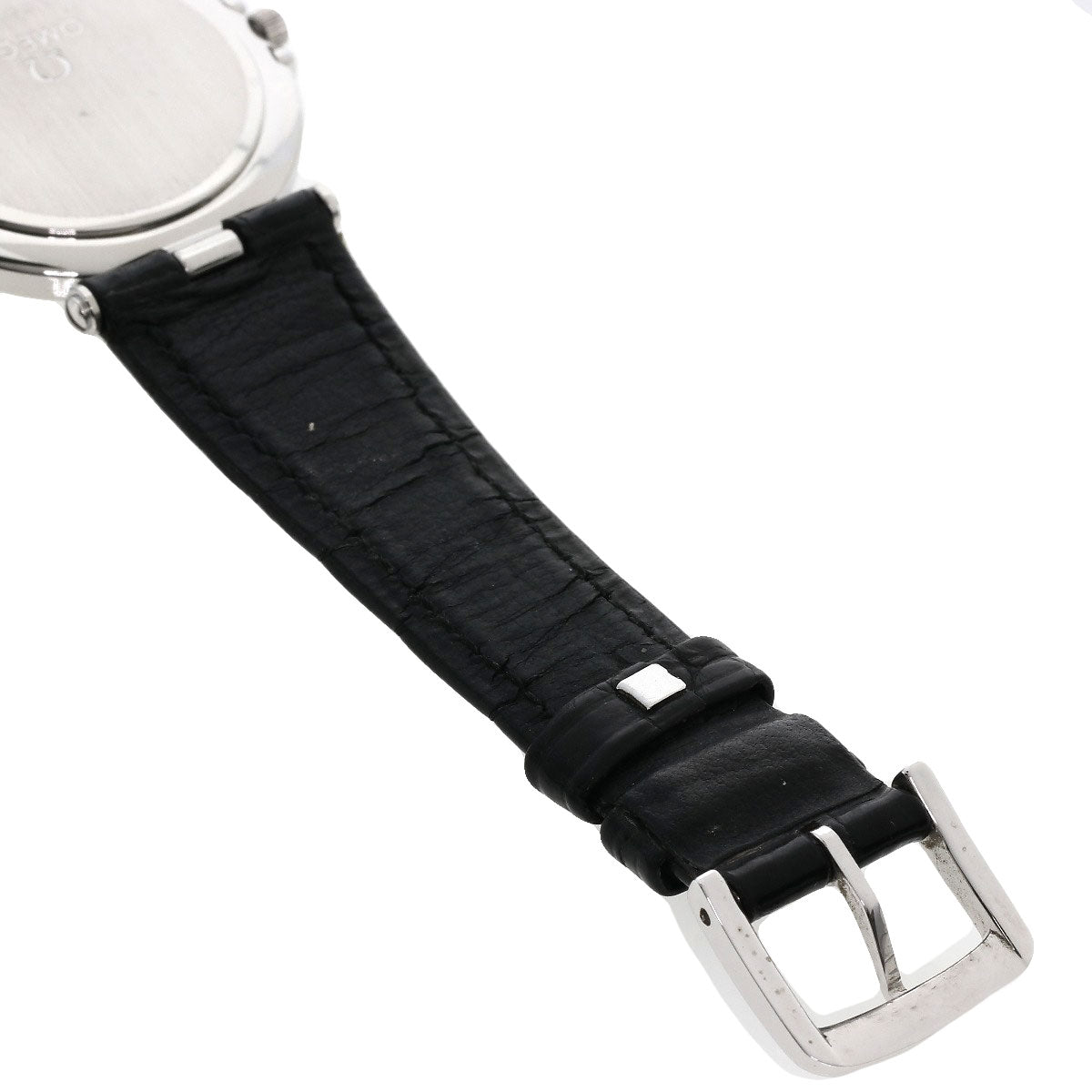 OMEGA Constellation flat bezel Watches Stainless Steel/Leather mens