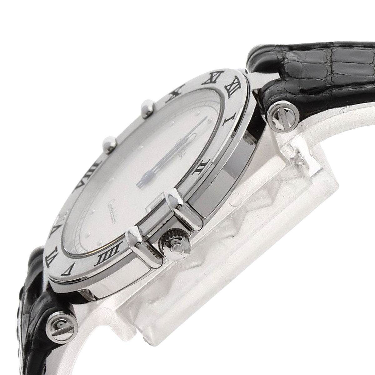 OMEGA Constellation flat bezel Watches Stainless Steel/Leather mens