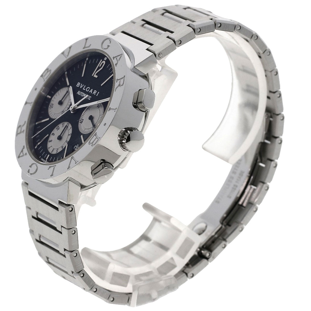 BVLGARI BVLGARI BVLGARI Chronograph Watches BB38SSDCH Stainless Steel/Stainless Steel mens