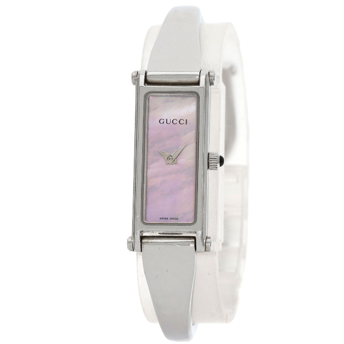 GUCCI Square face Watches 1500L Stainless Steel/Stainless Steel Ladies