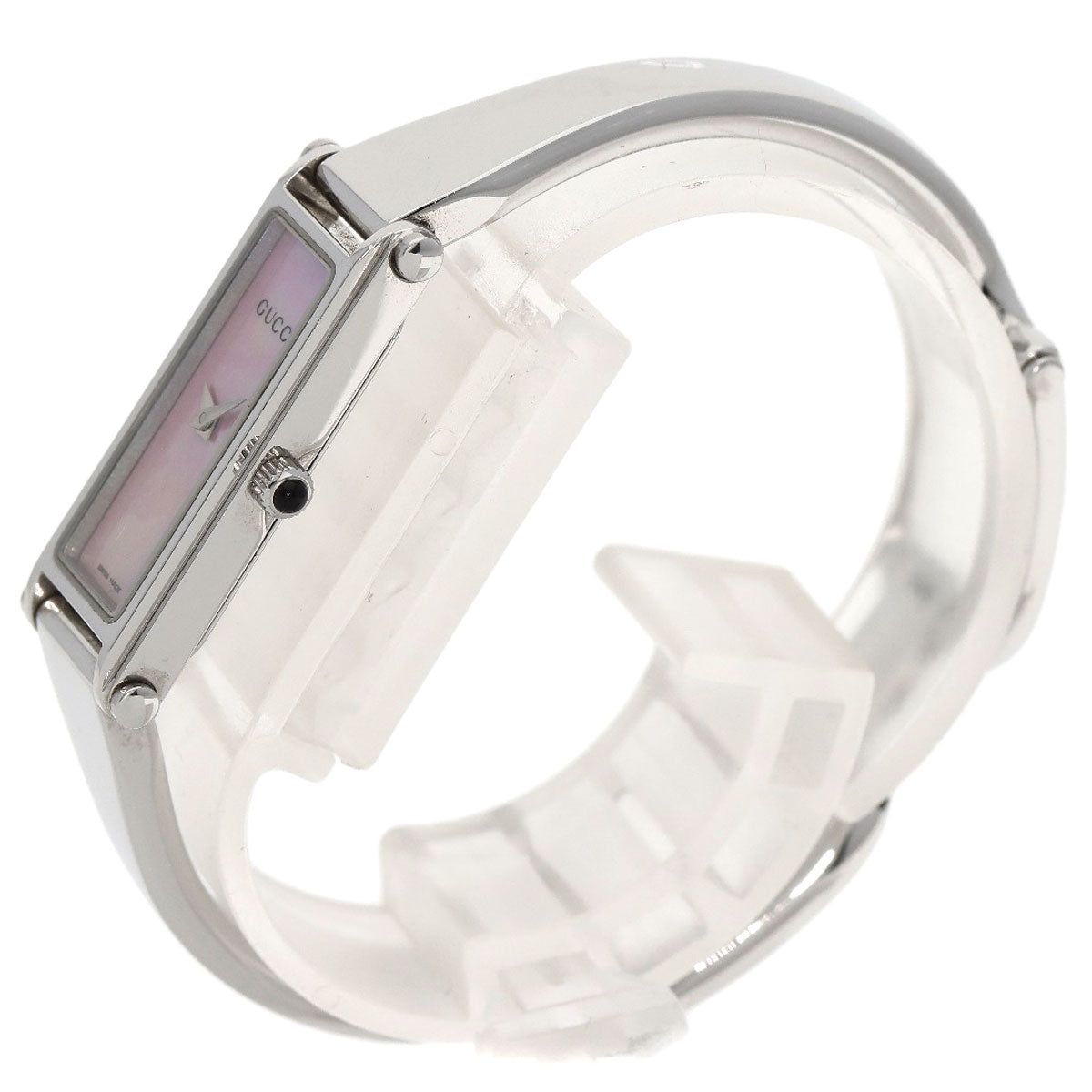 GUCCI Square face Watches 1500L Stainless Steel/Stainless Steel Ladies