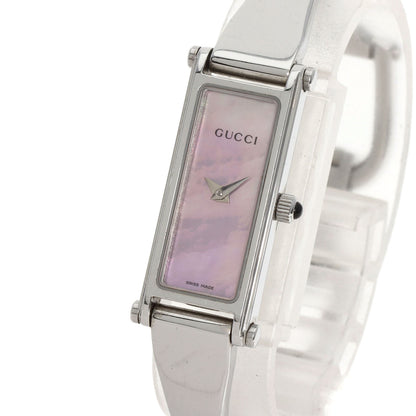 GUCCI Square face Watches 1500L Stainless Steel/Stainless Steel Ladies