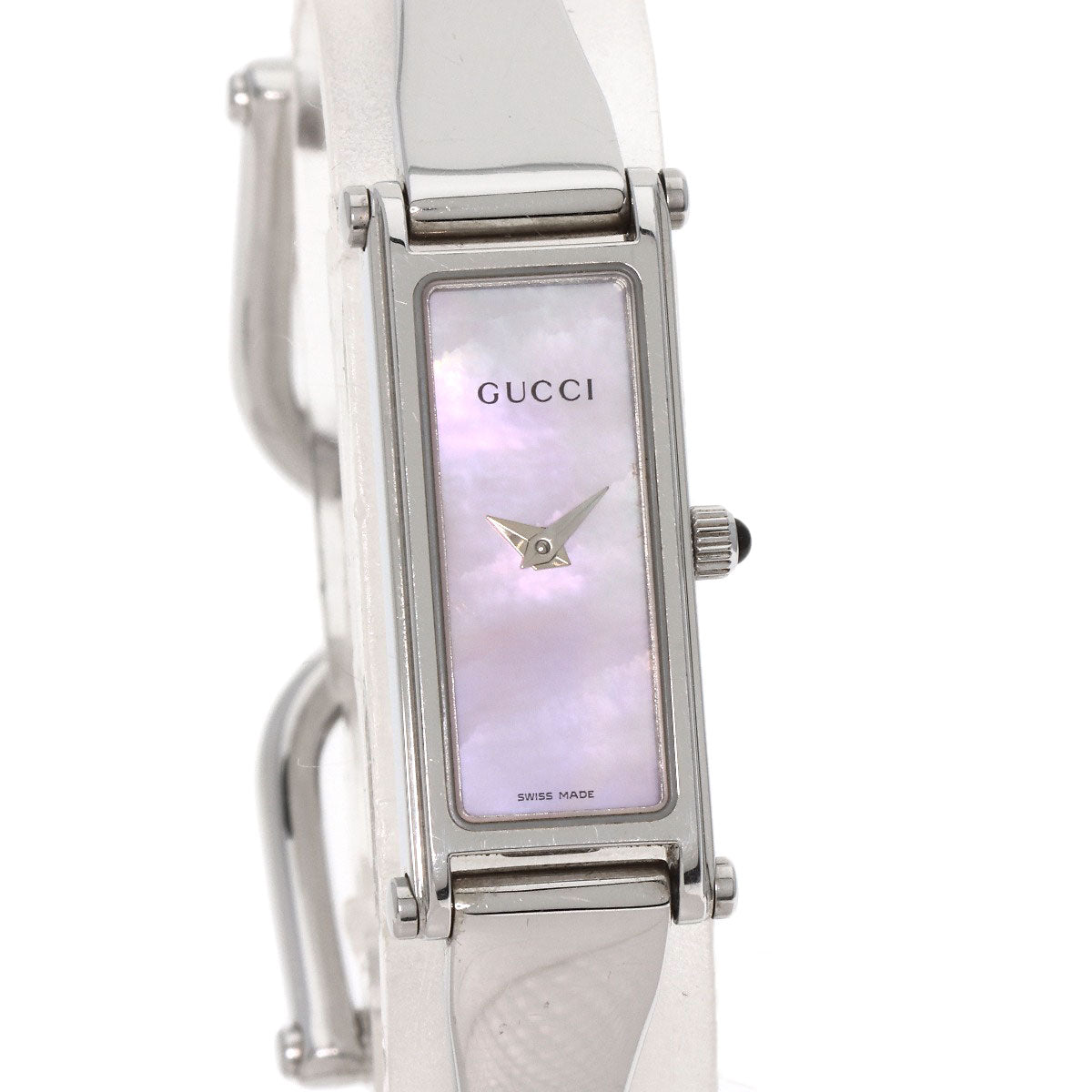 GUCCI Square face Watches 1500L Stainless Steel/Stainless Steel Ladies