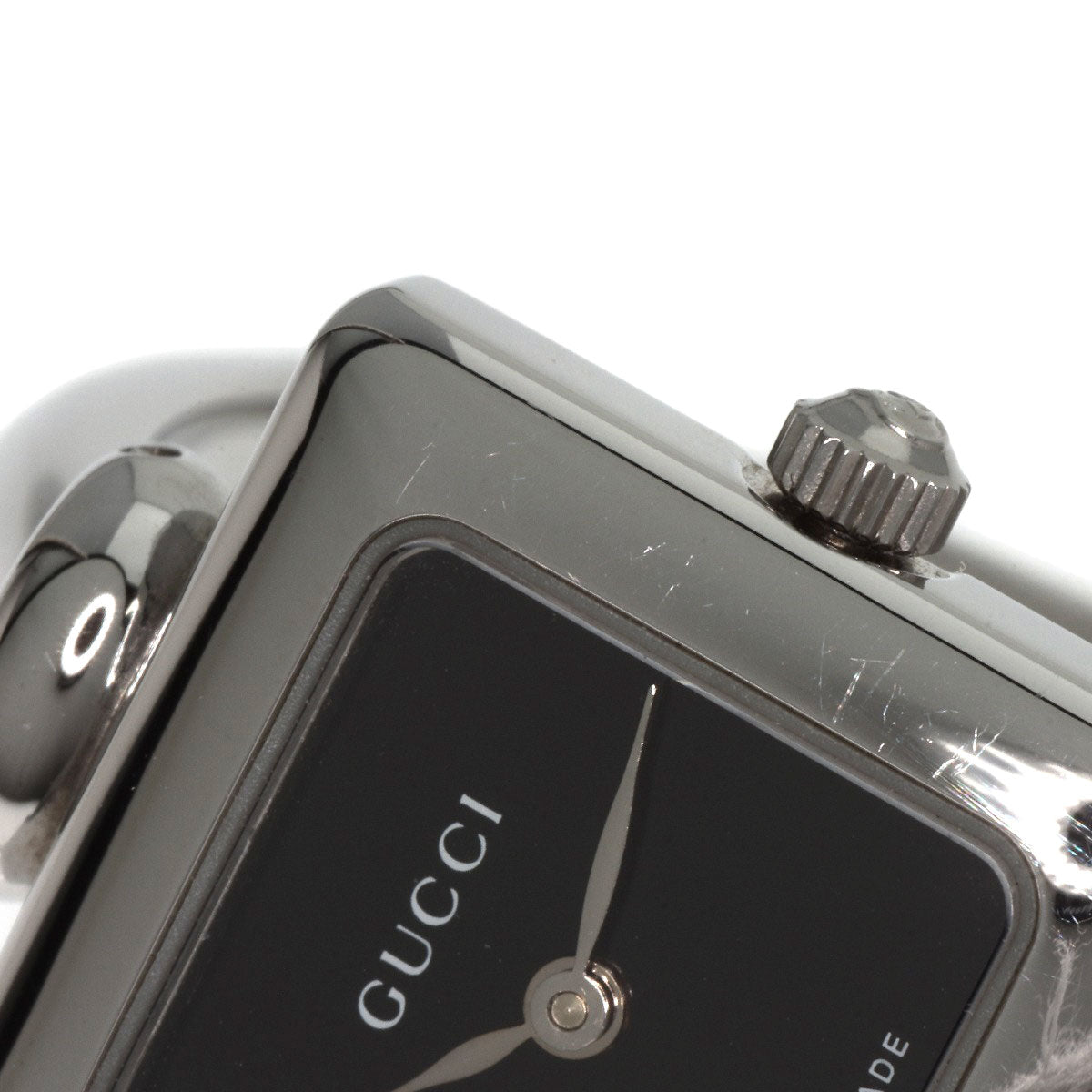 GUCCI Square face Watches 1900L Stainless Steel/Stainless Steel Ladies