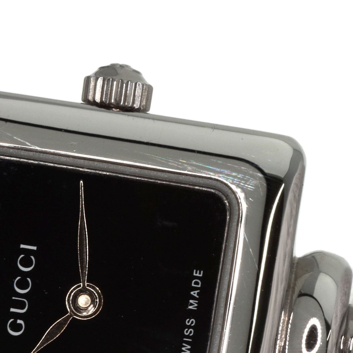 GUCCI Square face Watches 1900L Stainless Steel/Stainless Steel Ladies