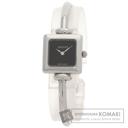 GUCCI Square face Watches 1900L Stainless Steel/Stainless Steel Ladies