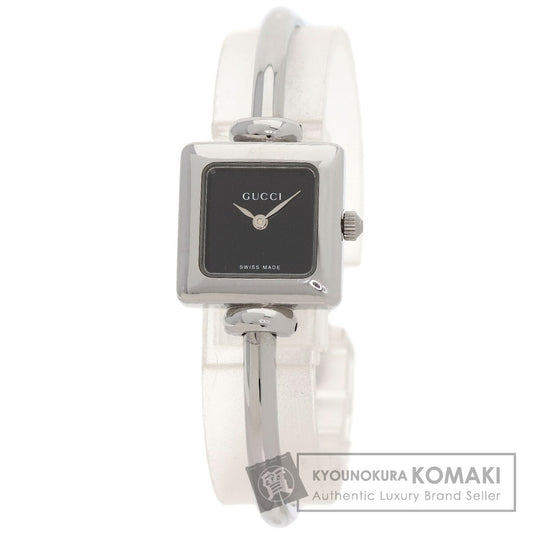 GUCCI Square face Watches 1900L Stainless Steel/Stainless Steel Ladies