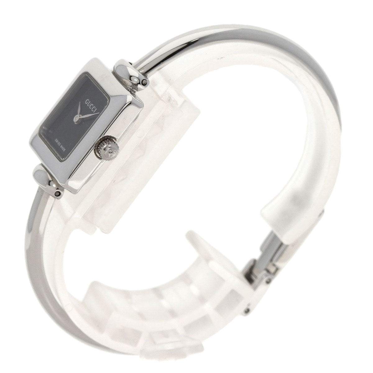 GUCCI Square face Watches 1900L Stainless Steel/Stainless Steel Ladies