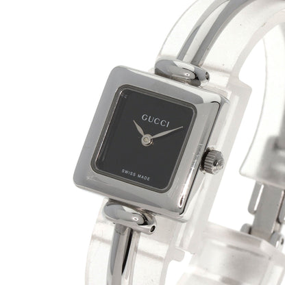 GUCCI Square face Watches 1900L Stainless Steel/Stainless Steel Ladies