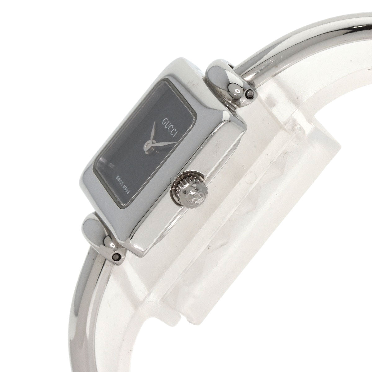 GUCCI Square face Watches 1900L Stainless Steel/Stainless Steel Ladies