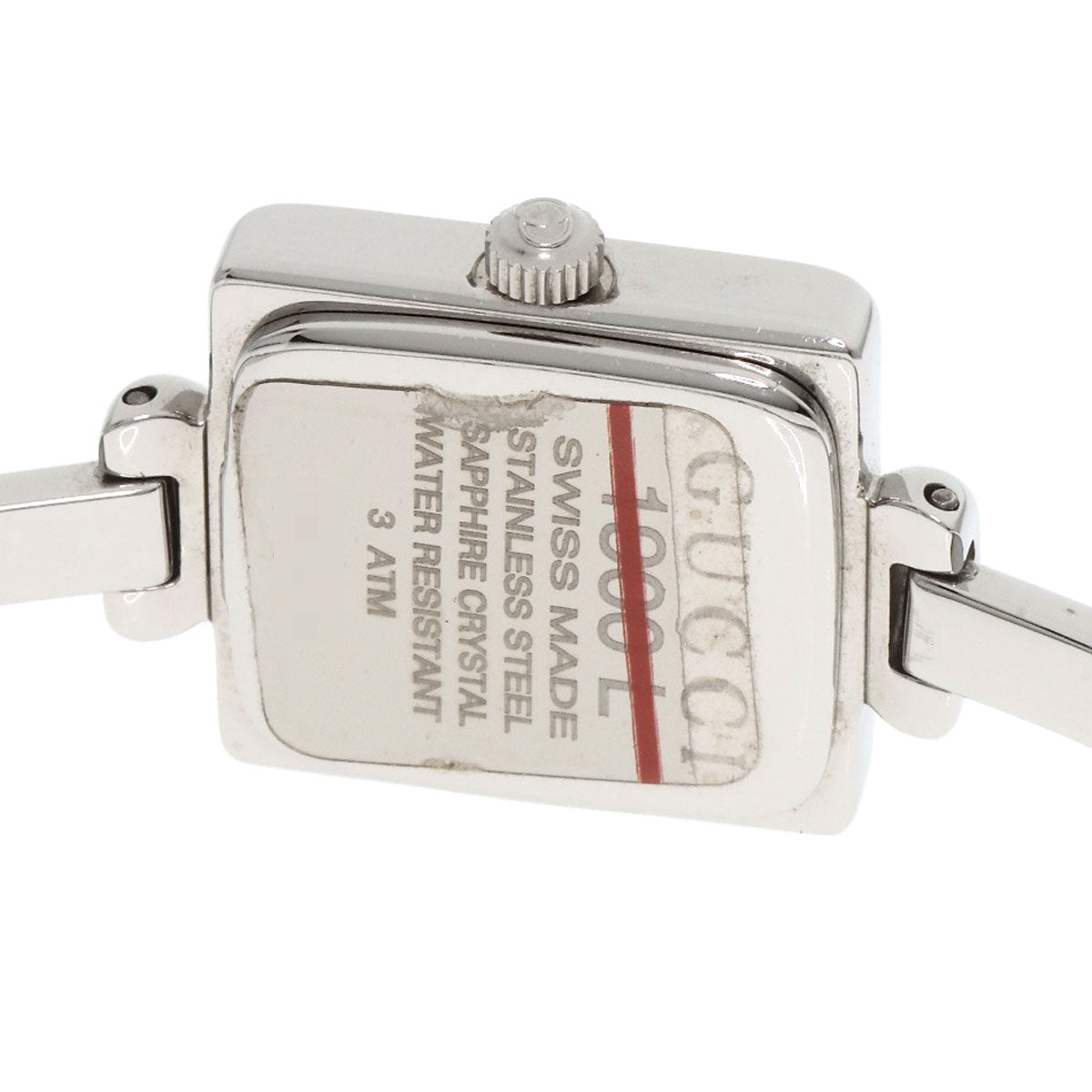 GUCCI Square face Watches 1900L Stainless Steel/Stainless Steel Ladies