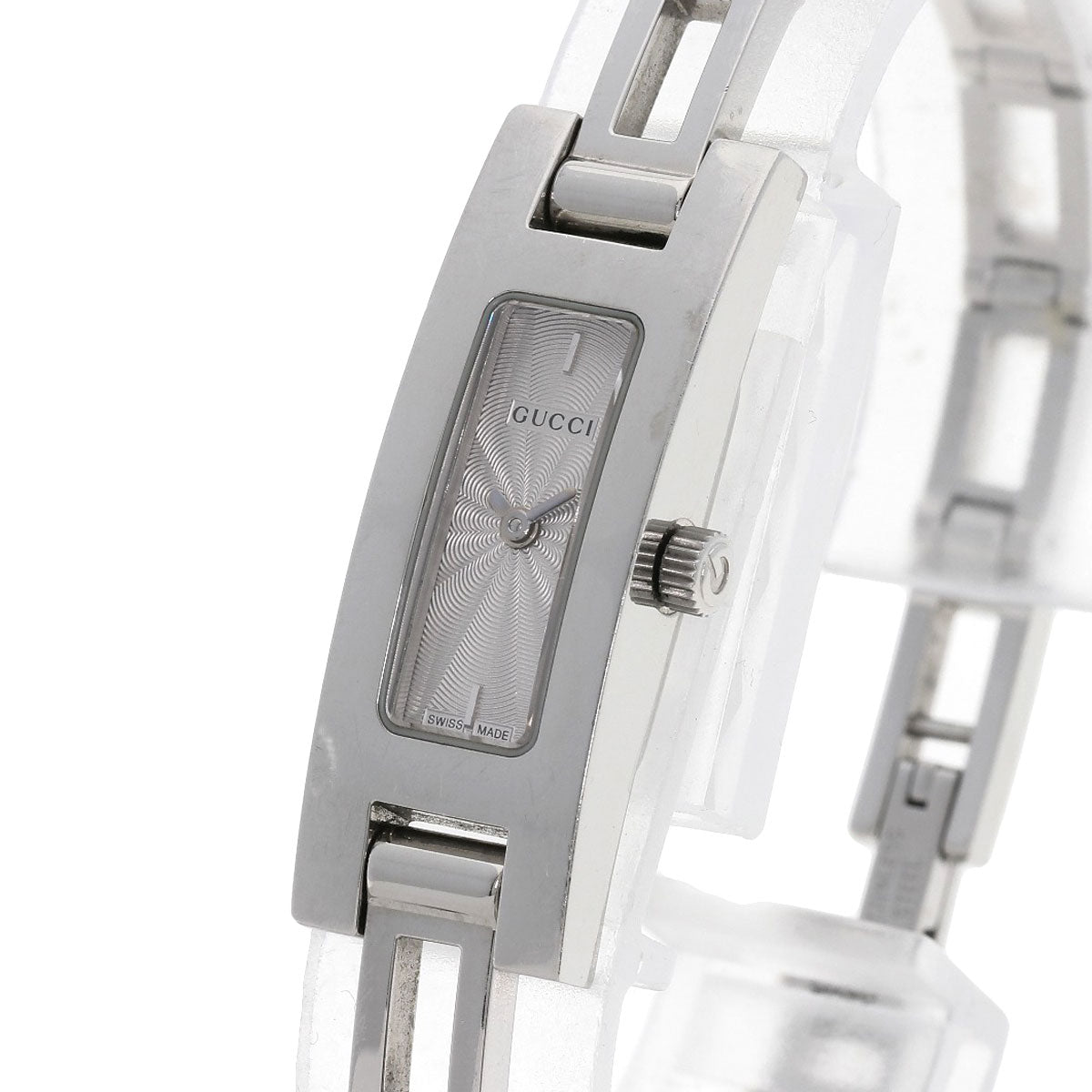 GUCCI Square face Watches 3900L Stainless Steel/Stainless Steel Ladies