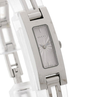 GUCCI Square face Watches 3900L Stainless Steel/Stainless Steel Ladies