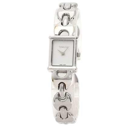 GUCCI Square face Watches 1800L Stainless Steel/Stainless Steel Ladies