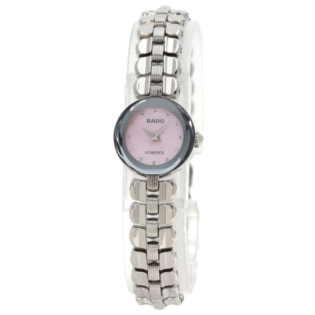 RADO florence pink shell Watches 080.3765.4 Stainless Steel/Stainless Steel Ladies