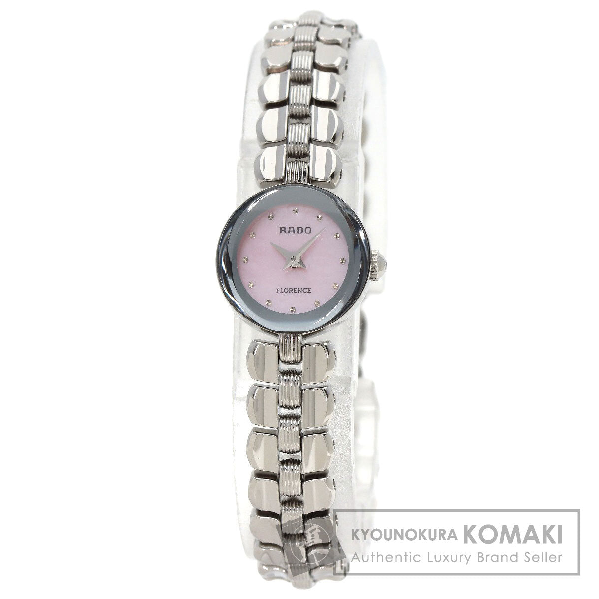 RADO florence pink shell Watches 080.3765.4 Stainless Steel/Stainless Steel Ladies