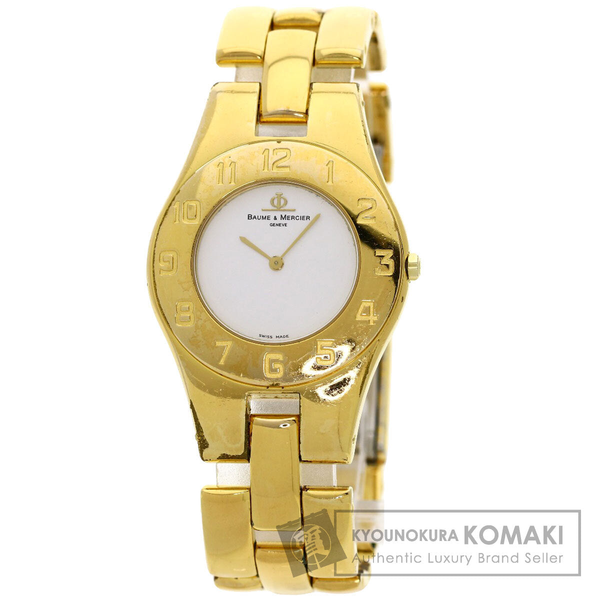 Baume & Mercier Linea Watches Gold Plated/Gold Plated Ladies