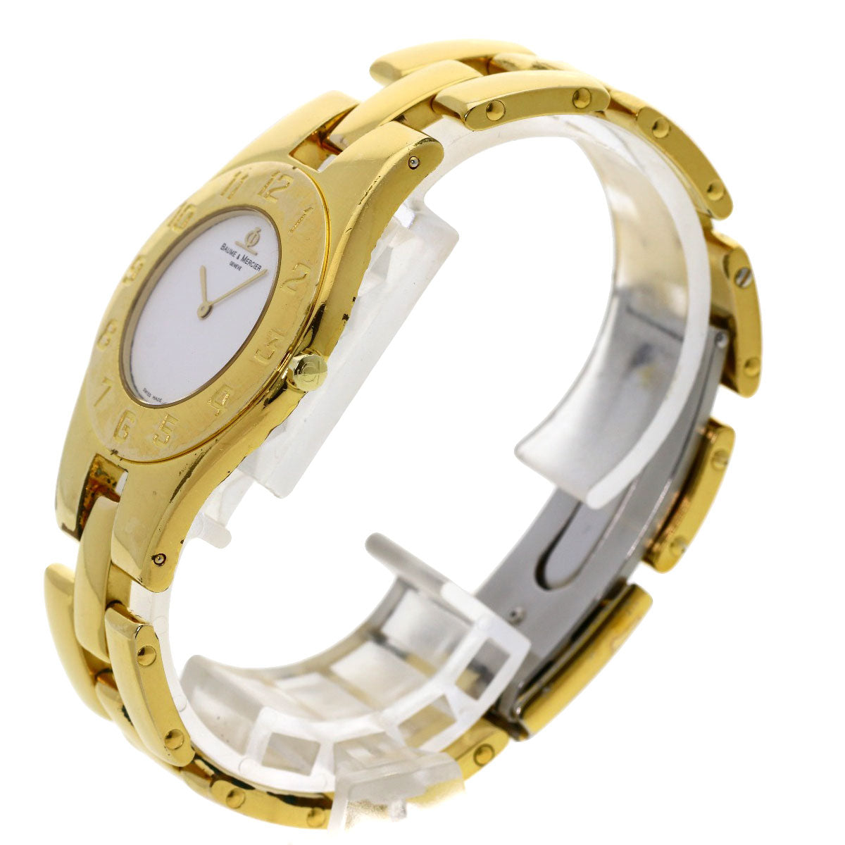 Baume & Mercier Linea Watches Gold Plated/Gold Plated Ladies