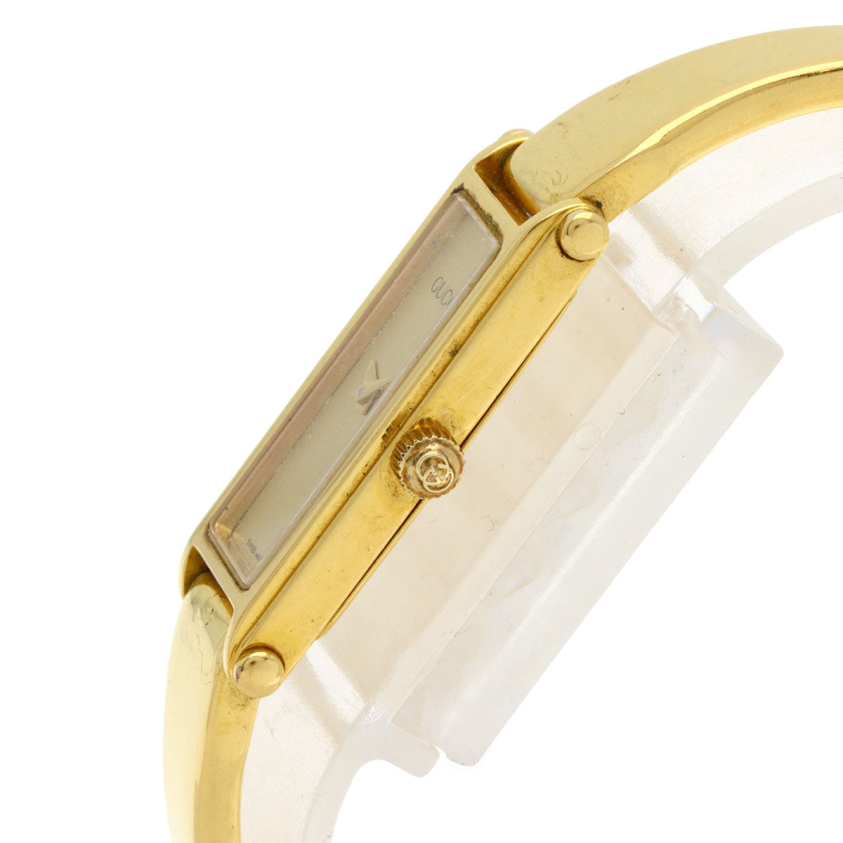 GUCCI Square face Watches 1500L Gold Plated/Gold Plated Ladies