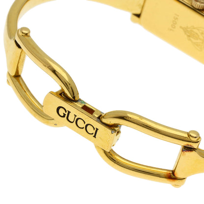 GUCCI Square face Watches 1500L Gold Plated/Gold Plated Ladies