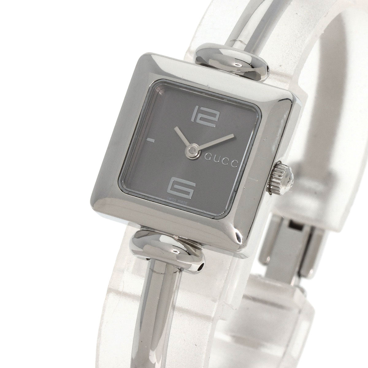 GUCCI Square face Watches 1900L Stainless Steel/Stainless Steel Ladies