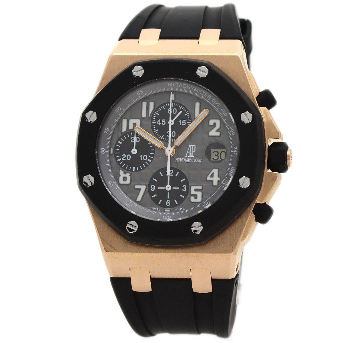 AUDEMARS PIGUET Royal Oak Offshore Chronograph Watches 25940OK.OO.D002CA.01.A K18 Pink Gold/Rubber mens