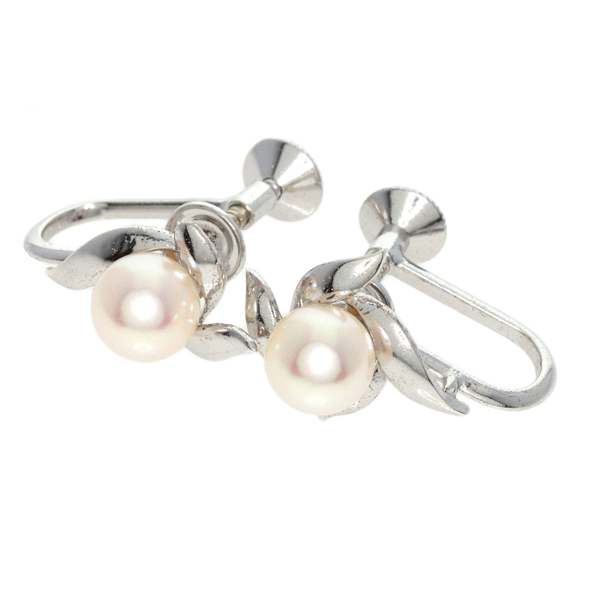 MIKIMOTO   Earring Pearl Pearl Silver Ladies