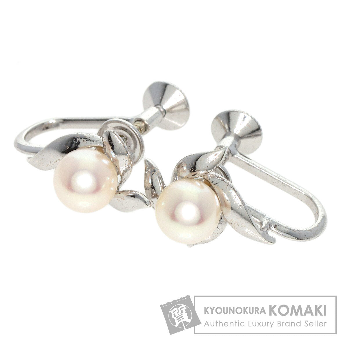 MIKIMOTO   Earring Pearl Pearl Silver Ladies