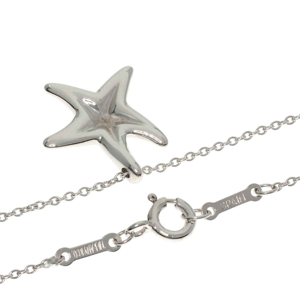 TIFFANY&Co.   Necklace Star fish Silver Ladies