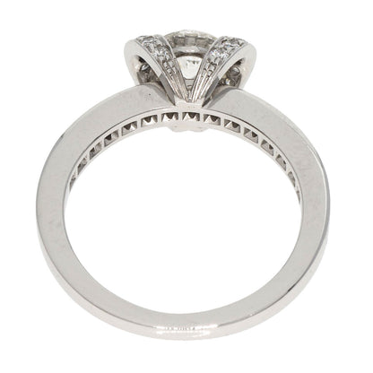 TIFFANY&Co.   Ring Ribbon motif Diamond Platinum PT950 Ladies