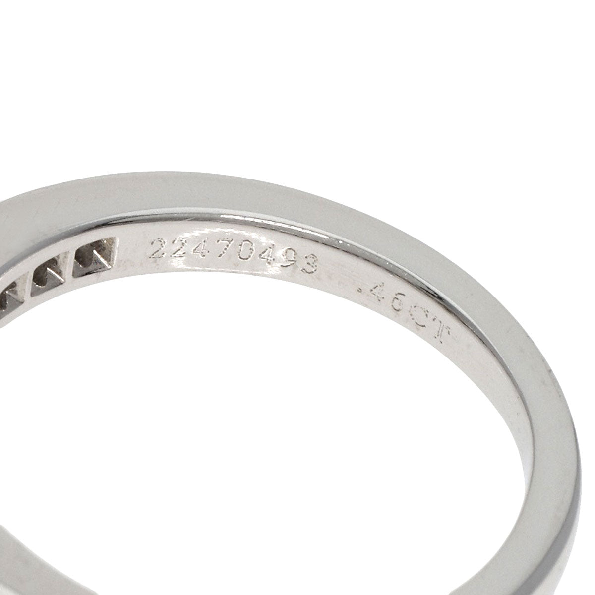 TIFFANY&Co.   Ring Ribbon motif Diamond Platinum PT950 Ladies