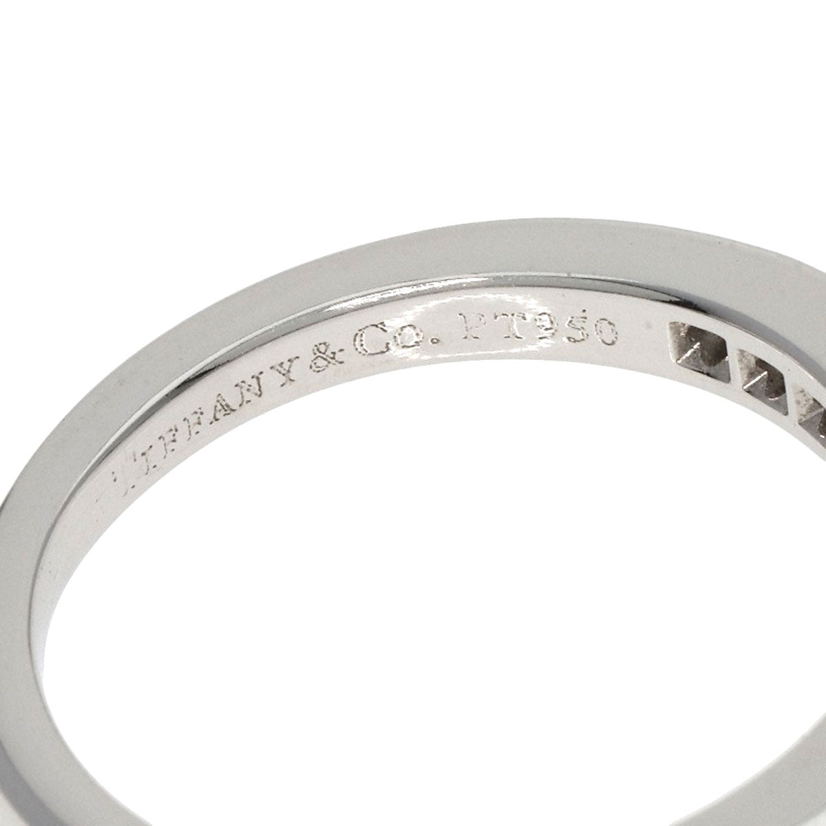 TIFFANY&Co.   Ring Ribbon motif Diamond Platinum PT950 Ladies