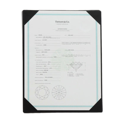 TIFFANY&Co.   Ring Ribbon motif Diamond Platinum PT950 Ladies