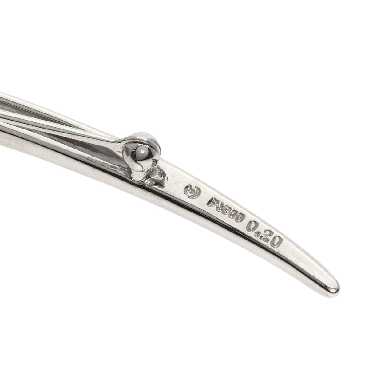 TASAKI Black Pearl Diamond Brooch Platinum PT900 Ladies [Used]