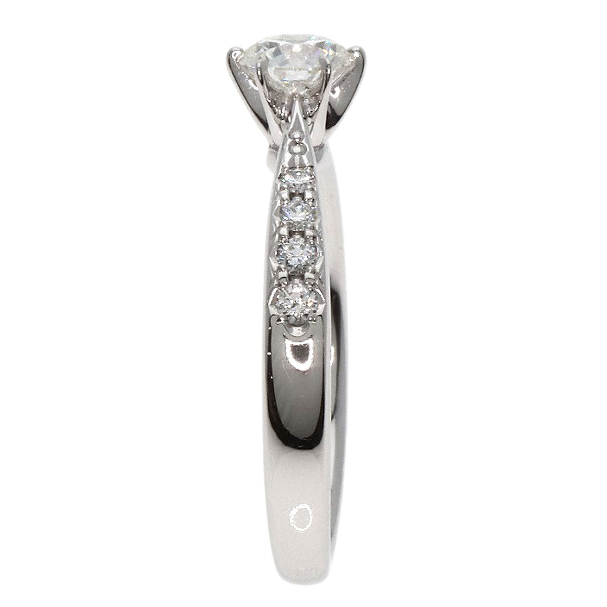 TASAKI 1P Diamond Ring Platinum PT950 Ladies [Used]