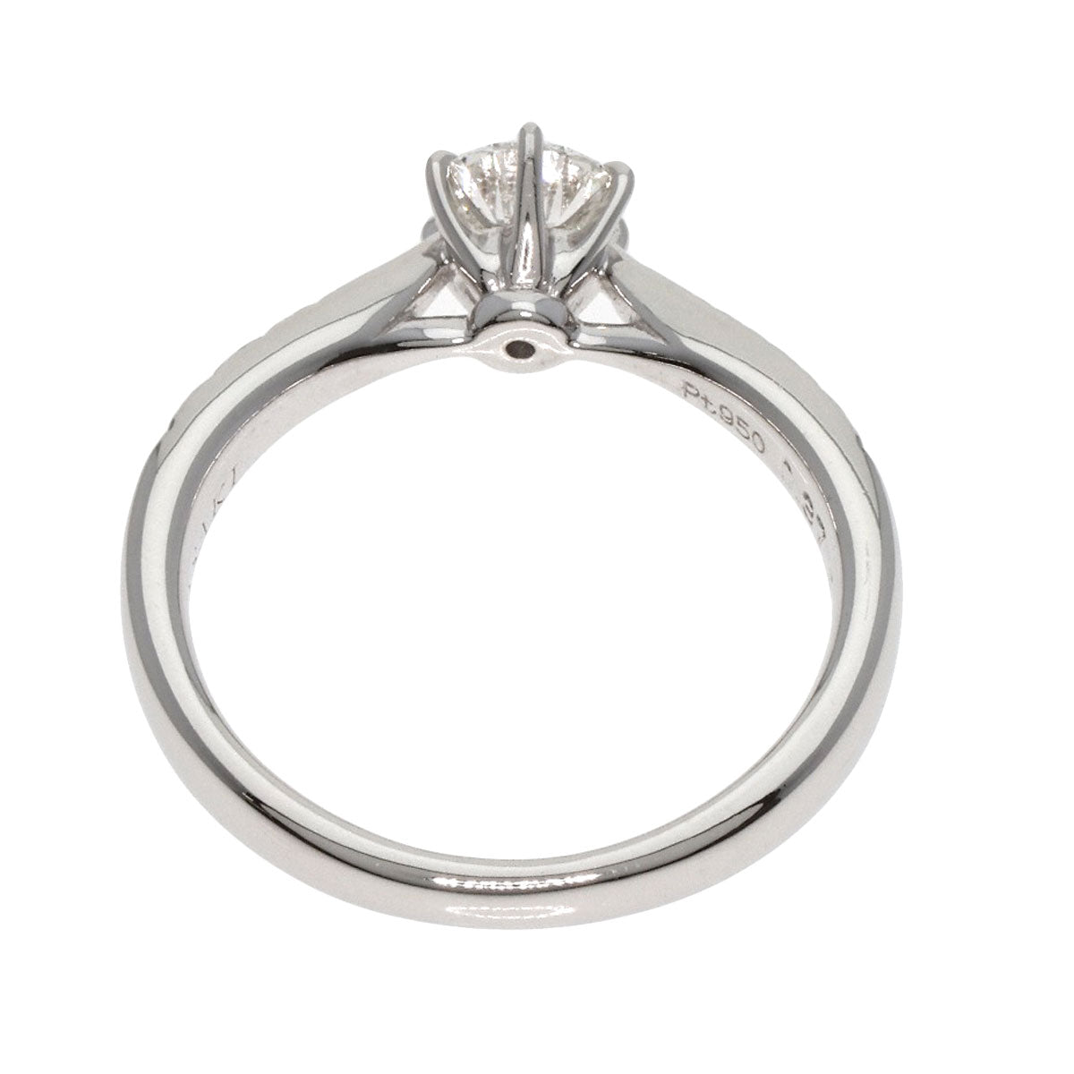 TASAKI 1P Diamond Ring Platinum PT950 Ladies [Used]