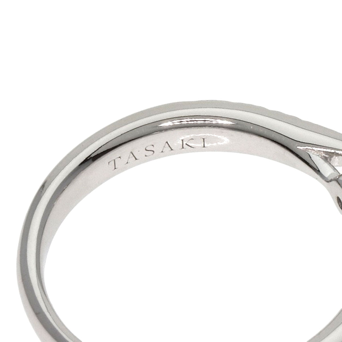 TASAKI 1P Diamond Ring Platinum PT950 Ladies [Used]