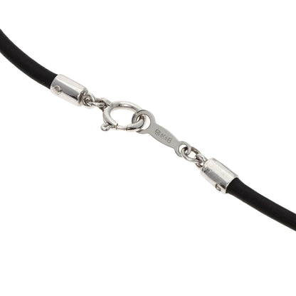 MIKIMOTO   Necklace Design choker K18 White Gold LeatherLadies