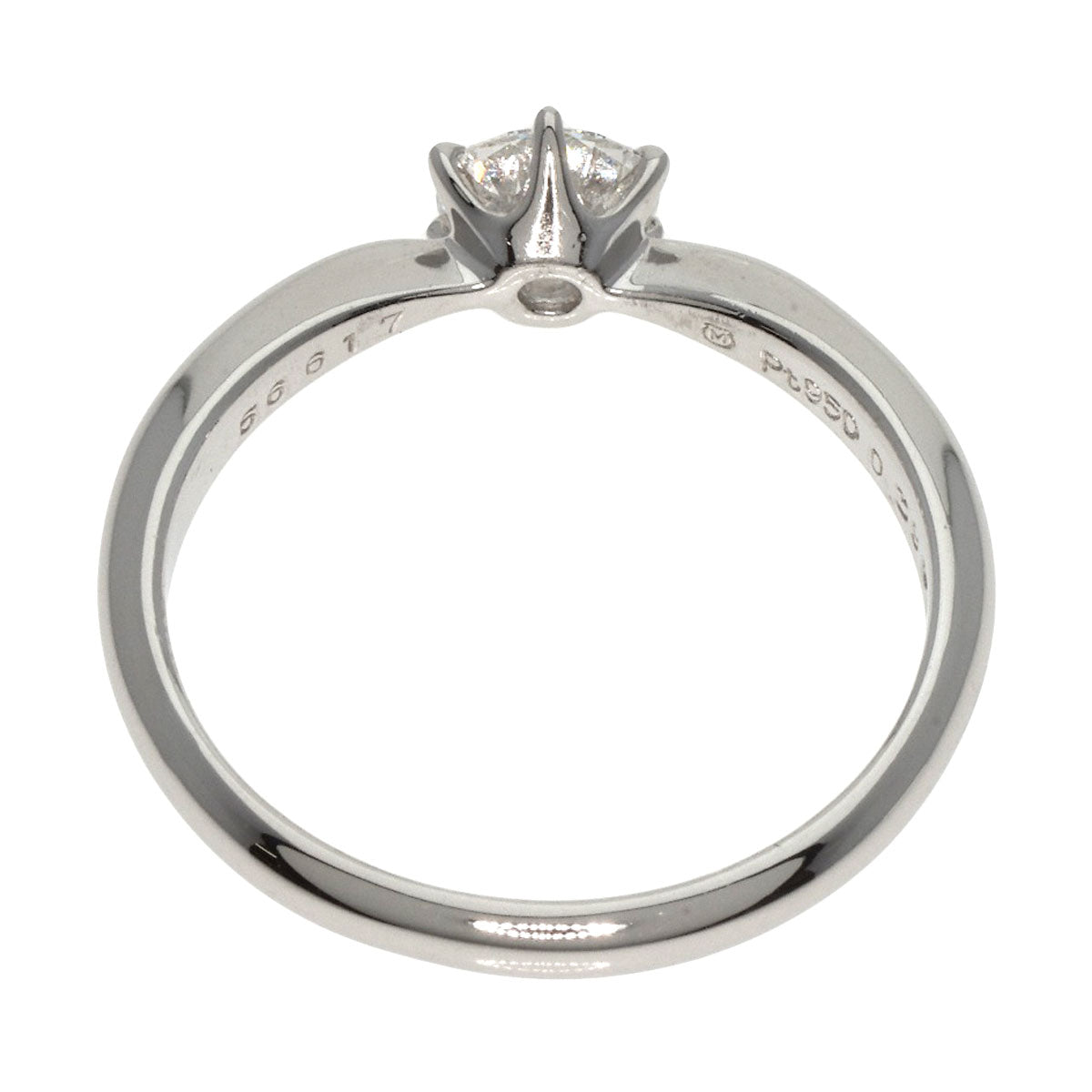 MIKIMOTO 1P Diamond Ring Platinum PT950 Ladies [Used]