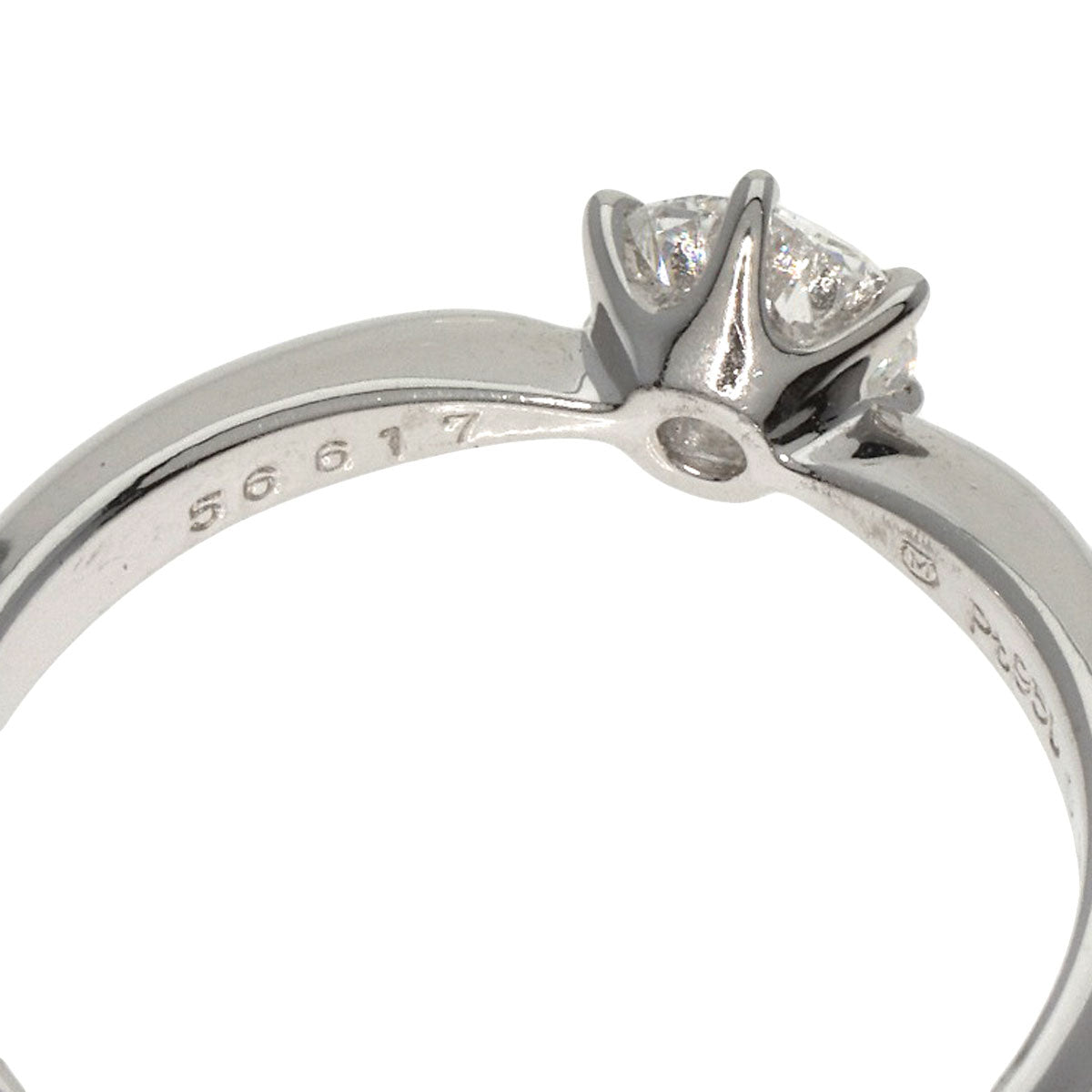 MIKIMOTO 1P Diamond Ring Platinum PT950 Ladies [Used]