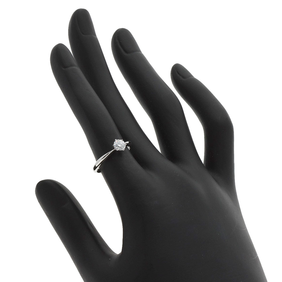 MIKIMOTO 1P Diamond Ring Platinum PT950 Ladies [Used]